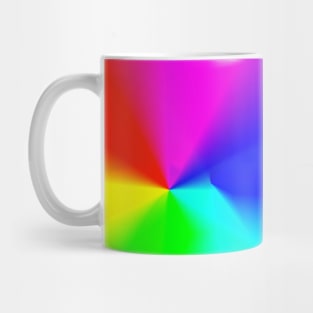 multicolored rainbow abstract texture art Mug